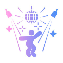 dance competition Gradient icon