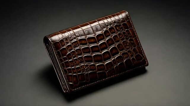 vintage leather wallet