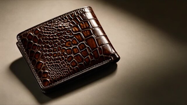 vintage leather wallet