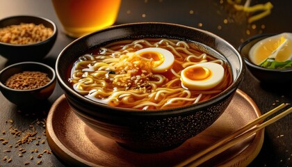 Delicious Homemade Ramen with Soft-Boiled Eggs