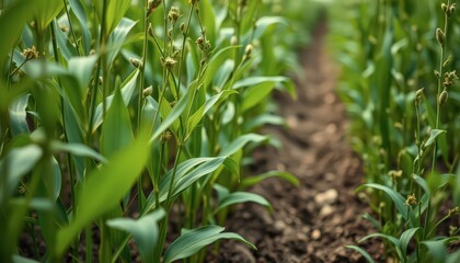 Green Plant Close Up.