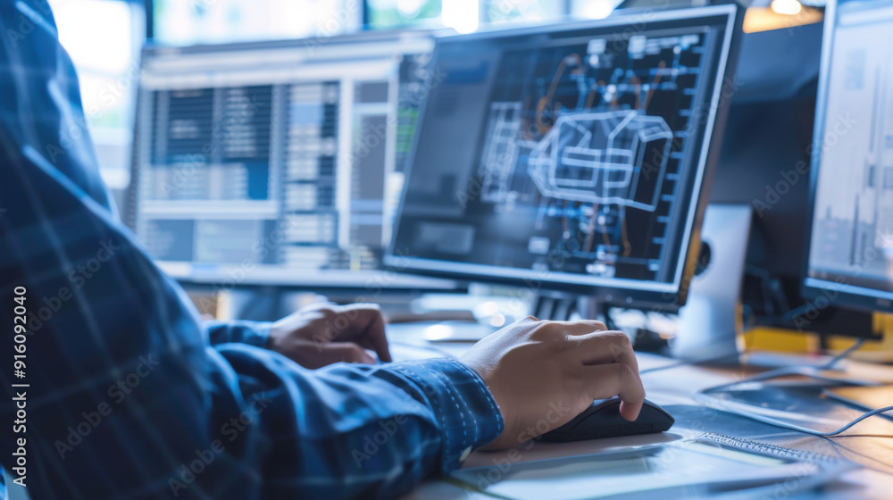Poster engineers using ai for industrial automation
