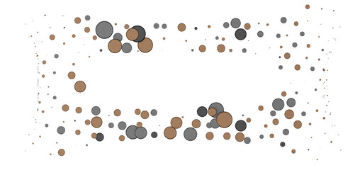  Multicolored confetti on white