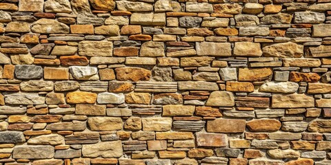 Obraz premium Stone wall texture background perfect for adding a touch of nature to your designs, stone, texture, background, wall