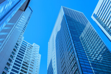 Fototapeta premium 高層ビル オフィス街