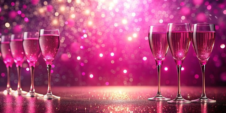 Pink party princess background with glam glitter for a girly hen ladies night , pink, party, princess, background, girly