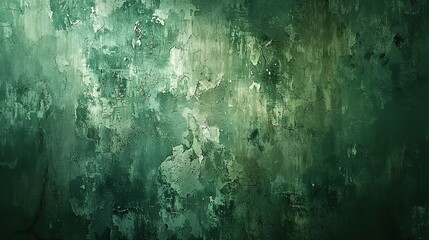 Obraz premium Green Grunge Texture in Rustic Vintage Retro Style