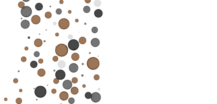  Colorful confetti on white background