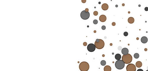  Colorful confetti on white background