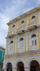 Colonial Yellow Building, Sancti Spiritus Cuba 