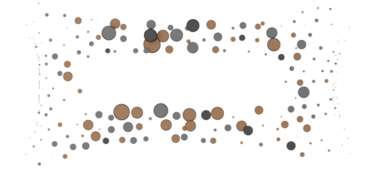  Colorful assorted confetti with serpentine on white