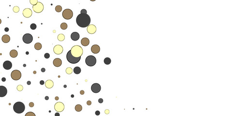 Gilded Celebration: Magnificent 3D Illustration of a Grand gold Confetti Event