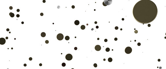 gold  Celebration: Captivating 3D Illustration of Shimmering gold Confetti