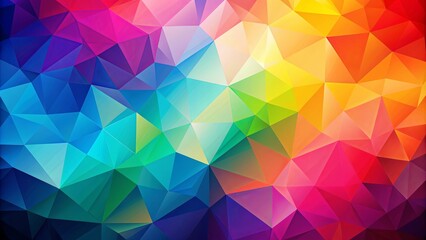 Obraz premium Colorful polygonal background with vibrant geometric shapes, polygon, abstract, color, vibrant, pattern, design, art