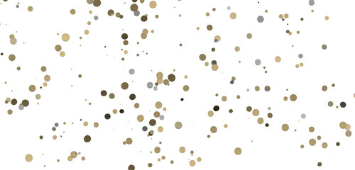 Shower of Elegance: Breathtaking 3D Illustration of Luxurious gold Confetti