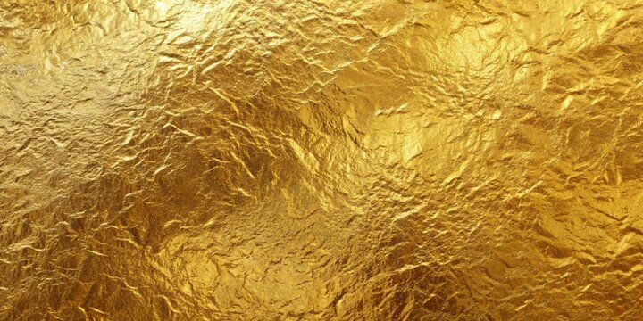 Luxurious and elegant gold foil seamless texture perfect for backgrounds and design projects, gold, foil, seamless