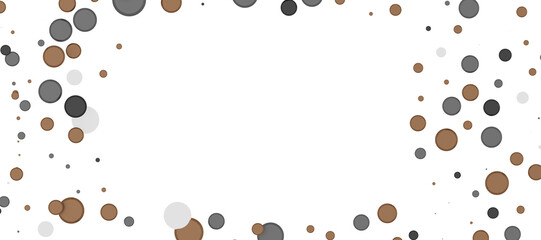 gold confetti background, isolated on transparent background In 3D PNG