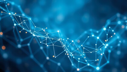 Obraz premium Abstract Digital Network Background.