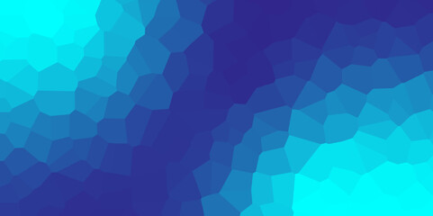 Low Polygonal Computation Art background illustration. Blue geometric triangle low poly style gradient graphic background, vector clear template for business design. new template for your business.