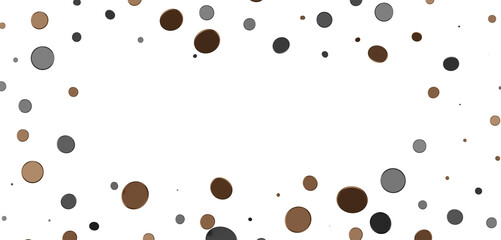 Multicolor confetti abstract background with a lot of falling pieces, isolated on a white background. Festive decorative tinsel element for design