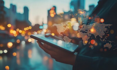 Global Connectivity in a Modern City