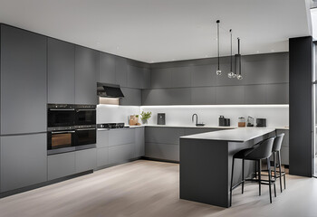 Fototapeta premium modern kitchen interior