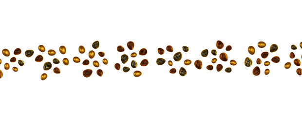  Eggs. 3D. Golden Egg