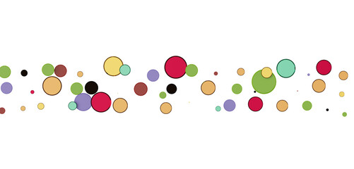  Colorful confetti on white background