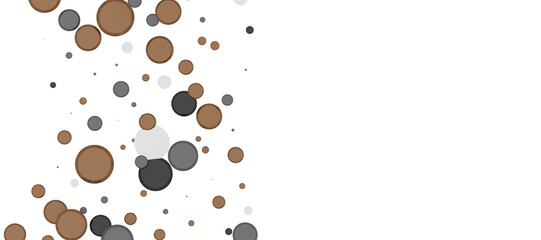 gold confetti background, isolated on transparent background