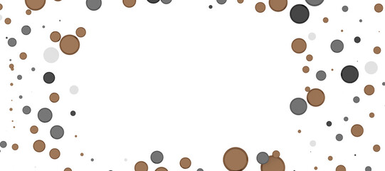 gold confetti background, isolated on transparent background