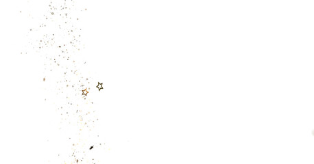 Cosmic Christmas Showers: Dynamic 3D Illustration of Descending Celestial Showers for the Holidays