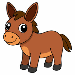 Black mule, mule silhouette, mule vector art, animal icon, Holiday t shirt, mule Vector illustration, mule Line art, pet cartoon drawn trendy logo, eps, svg