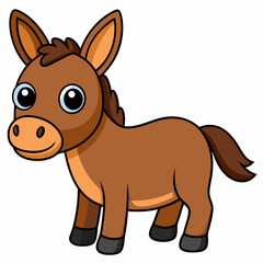 Black mule, mule silhouette, mule vector art, animal icon, Holiday t shirt, mule Vector illustration, mule Line art, pet cartoon drawn trendy logo, eps, svg