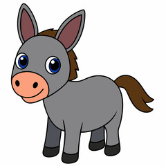 Black mule, mule silhouette, mule vector art, animal icon, Holiday t shirt, mule Vector illustration, mule Line art, pet cartoon drawn trendy logo, eps, svg