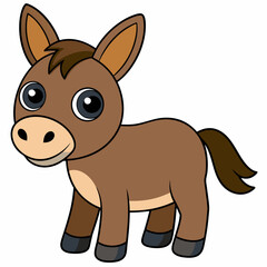 Black mule, mule silhouette, mule vector art, animal icon, Holiday t shirt, mule Vector illustration, mule Line art, pet cartoon drawn trendy logo, eps, svg