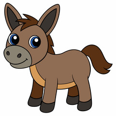 Black mule, mule silhouette, mule vector art, animal icon, Holiday t shirt, mule Vector illustration, mule Line art, pet cartoon drawn trendy logo, eps, svg