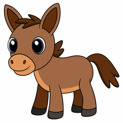 Black mule, mule silhouette, mule vector art, animal icon, Holiday t shirt, mule Vector illustration, mule Line art, pet cartoon drawn trendy logo, eps, svg