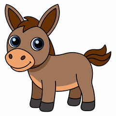 Black mule, mule silhouette, mule vector art, animal icon, Holiday t shirt, mule Vector illustration, mule Line art, pet cartoon drawn trendy logo, eps, svg