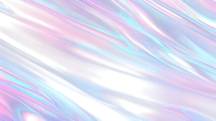 Holographic background seamless trendy iridescent light foil texture. Soft holographic pastel unicorn marble background pattern. Modern pearlescent blurry abstract swirl illustration.	
