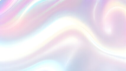Holographic background seamless trendy iridescent light foil texture. Soft holographic pastel unicorn marble background pattern. Modern pearlescent blurry abstract swirl illustration.	
