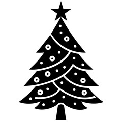 abstract christmas tree vector illustration