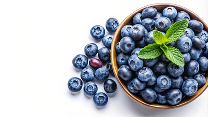 Fresh blueberries on a white background, blueberries, fresh, juicy, berries, delicious, organic, healthy, fruit, antioxidant