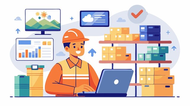The Inventory Control Specialist's meticulous eye is crucial. This image showcases their dedication to ensuring accurate stock levels at every stage of the warehouse operation.