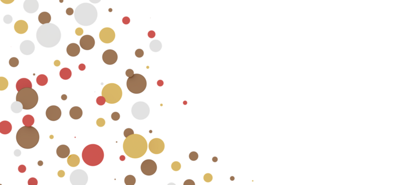  Multicolored confetti on white