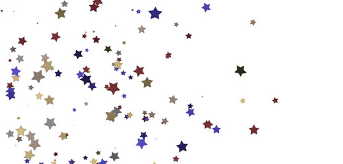 Ethereal Rain of Gold: Step into a Captivating 3D Stars Shower
