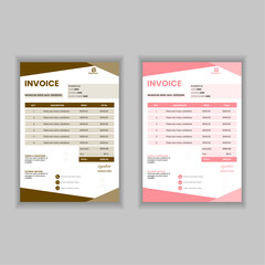 Invoice design template