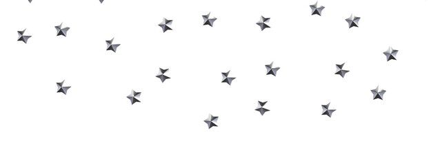 XMAS Glossy 3D Christmas star icon. Design element for holidays. -
