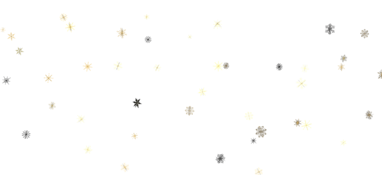 Frosty Snowfall: Mesmeric 3D Illustration Depicting Descending Holiday Snowflakes