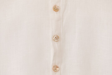 close up of a button down shirt.
