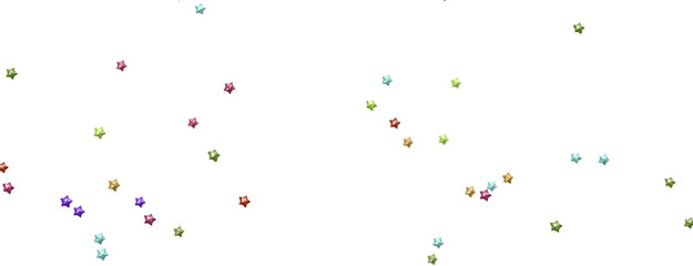 Cosmic Overture: Step Into the Allure of a 3D Colorful Stars Rainfall